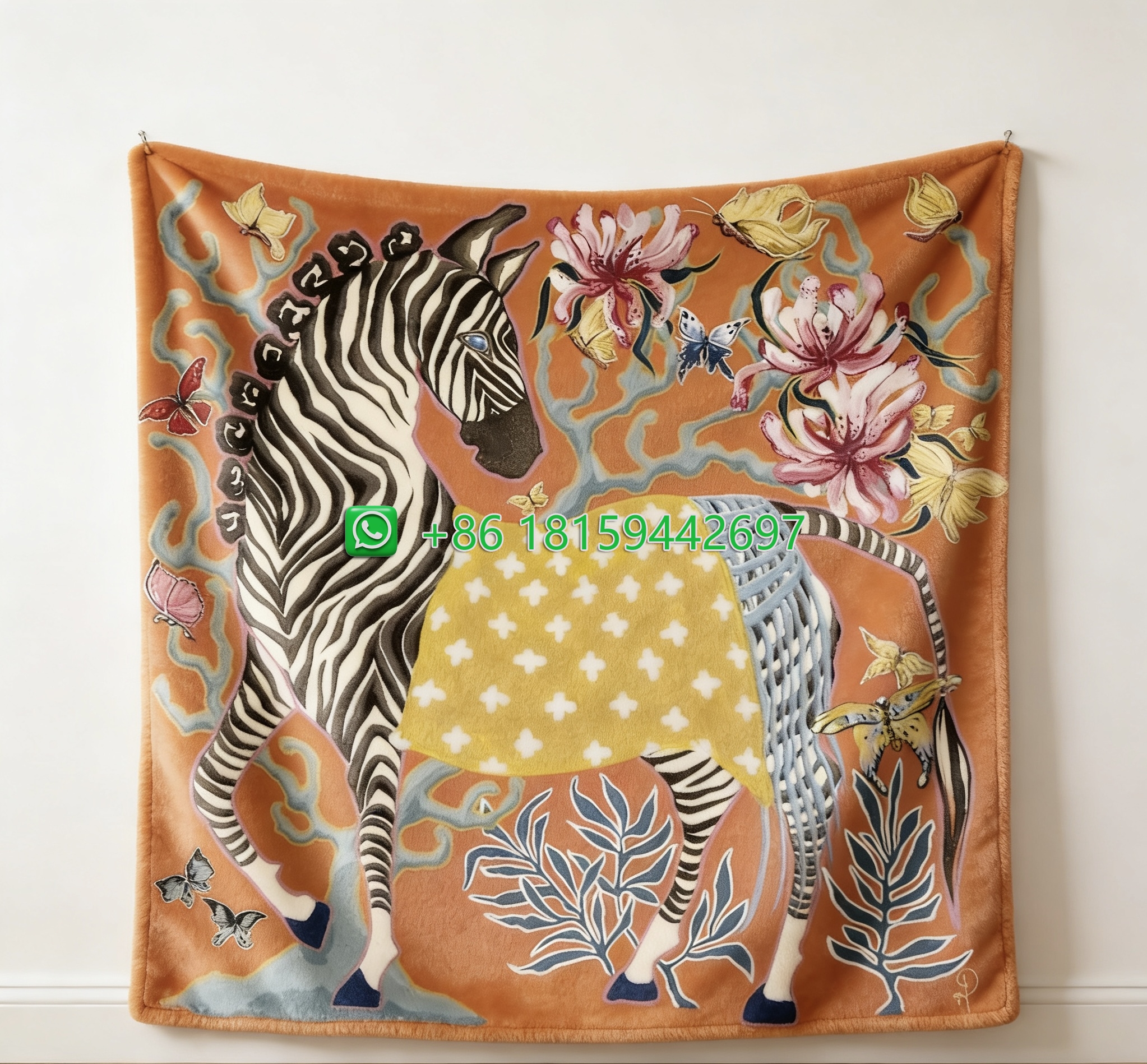 Hermes Throw Blankets